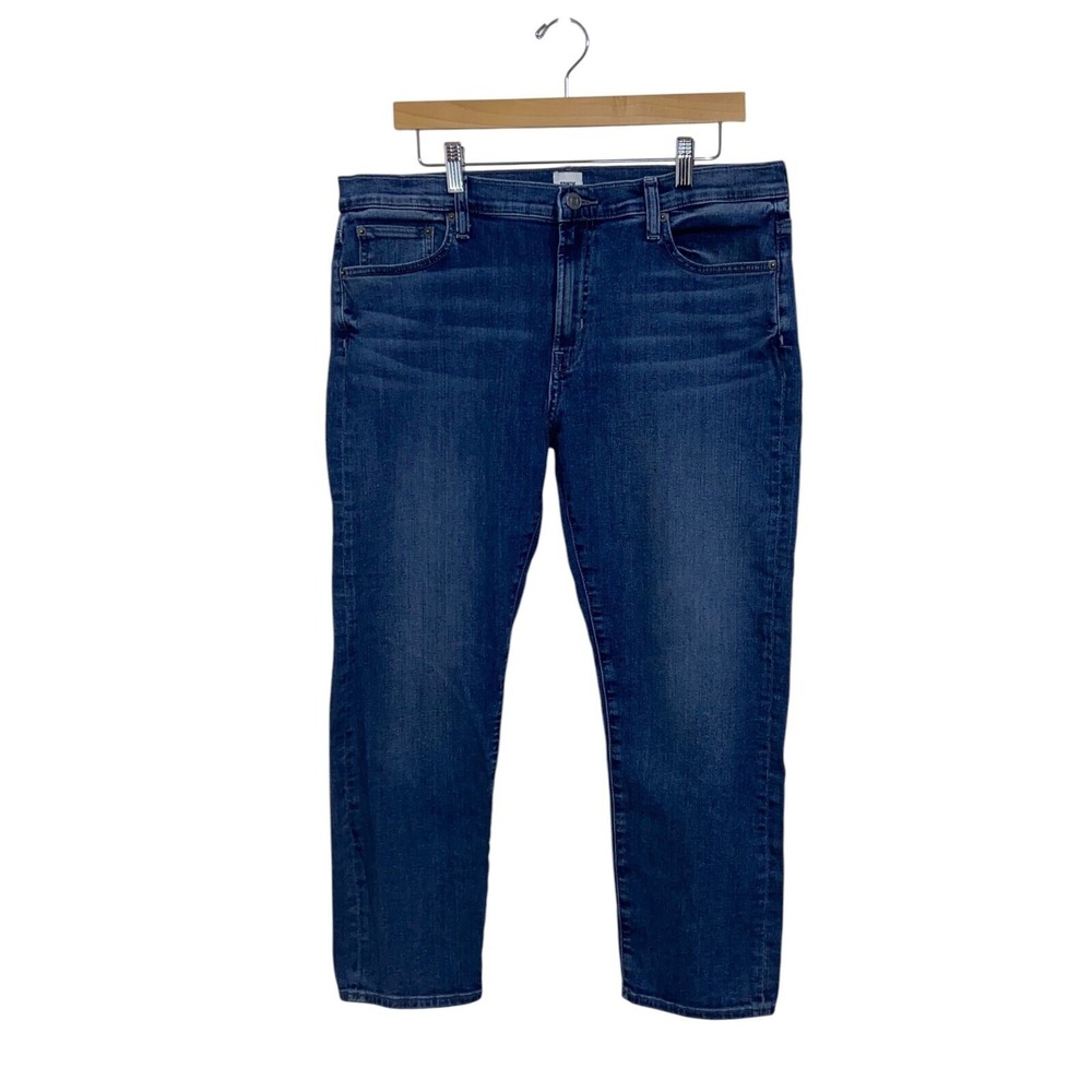 Edwin Jamie Boyfriend Jeans Dark Wash Denim Crop Relaxed Fit Womens Size 31